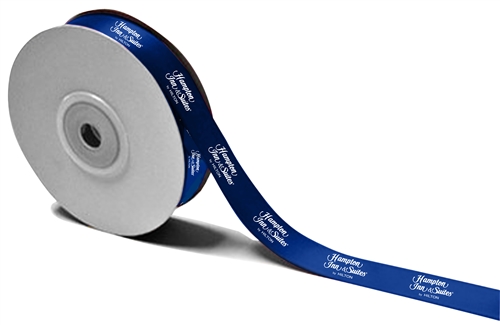 logo ribbon on a roll