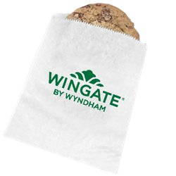 Wingate Inn cookie/bagel bag, #1229139