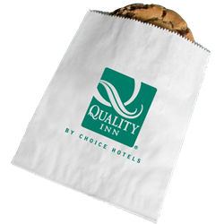 Quality Inn cookie/bagel bag, #1229151