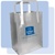 Cambria Suites frosted shopping bag. High-density frosted plastic bag with fused handles and cardboard bottom insert.