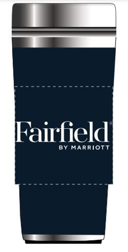 16 oz Leatherette Tumbler for Fairfield BY MARRIOTT