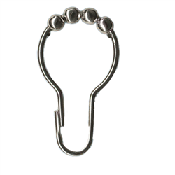 STAINLESS STEEL SHOWER CURTAIN HOOK. No. 494-KASS151