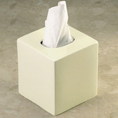 Porcelain boutique tissue box cover 