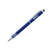 Trendy blue high-shine metallic ballpoint pen with Hilton Garden Inn logo.