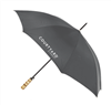 Courtyard by MARRIOTT guest umbrella. BLACK with natural wood golf handle.  #662-A501C/05