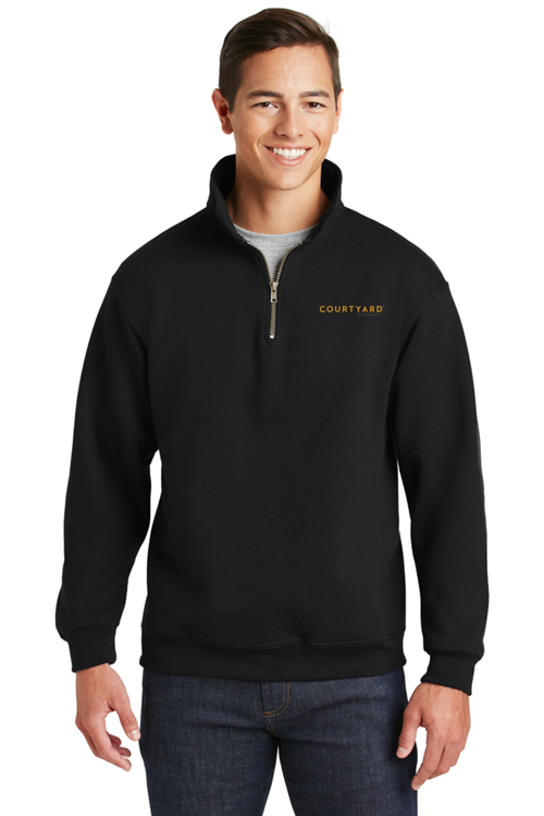 Courtyard 1/4-Zip Sweatshirt with Cadet Collar