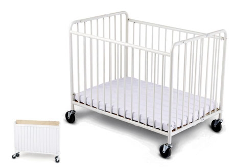 Foundations Stowaway Baby Crib White No 767 1231090