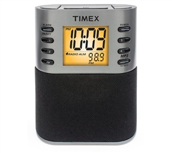 Pre-Set Clock Radio with USB Port and MP3 Aux-in