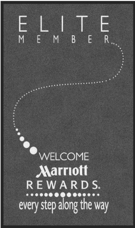 Marriott Elite Members Welcome 3 X 5 Mat No 778 01 35 Elite