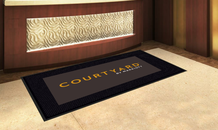 Marriott Hotel and Resorts 4' x 6' WaterHog™ outdoor/indoor mat.