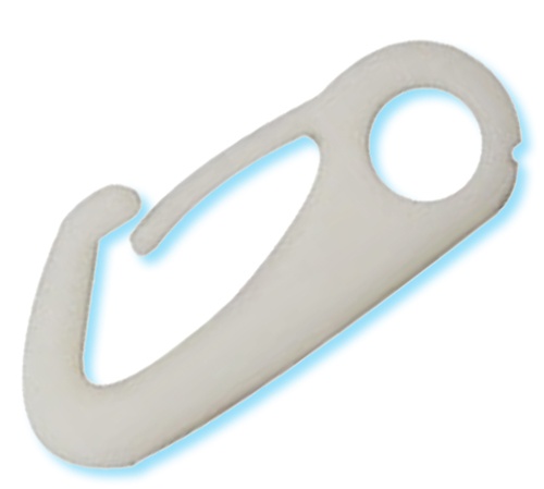 Nylon snap hooks. Item #824-PA000NSNAP