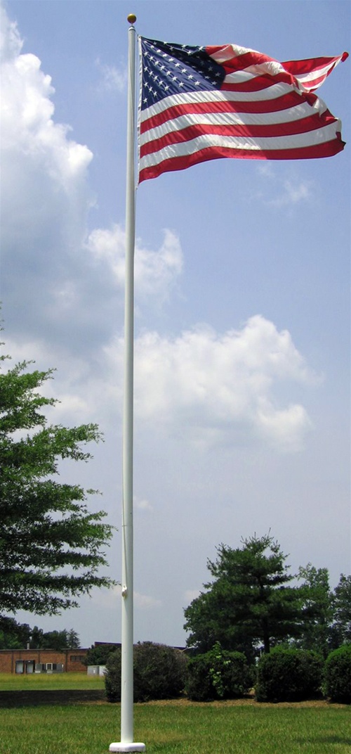 20' fiberglass deals flagpole